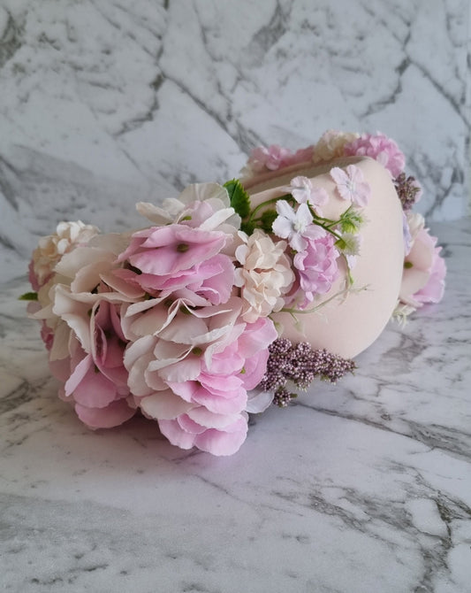 Faye - Pink Floral Headpiece