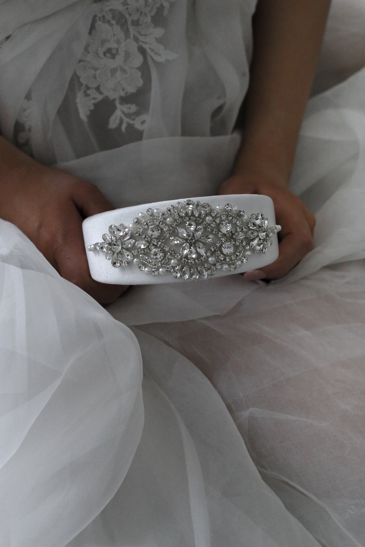 Eliza - Crystal Motif Headband