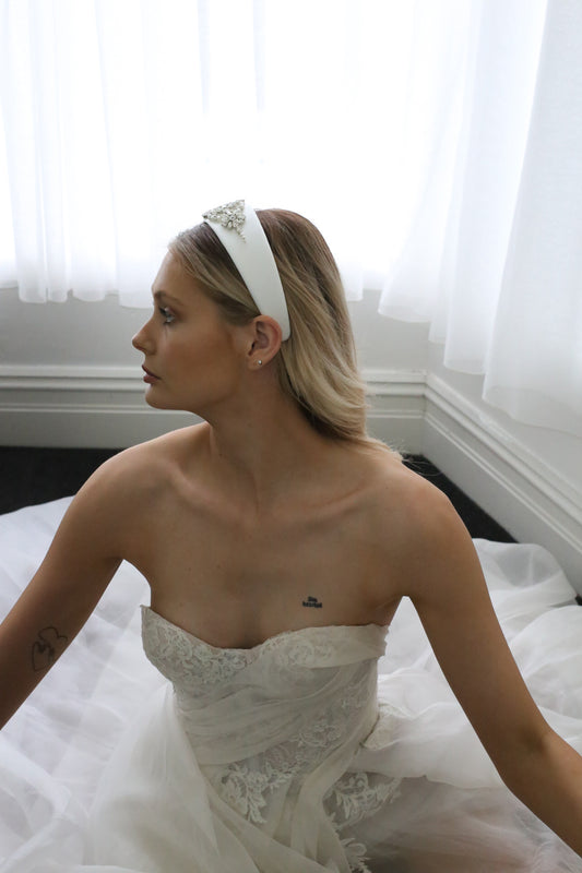 Eliza - Crystal Motif Headband