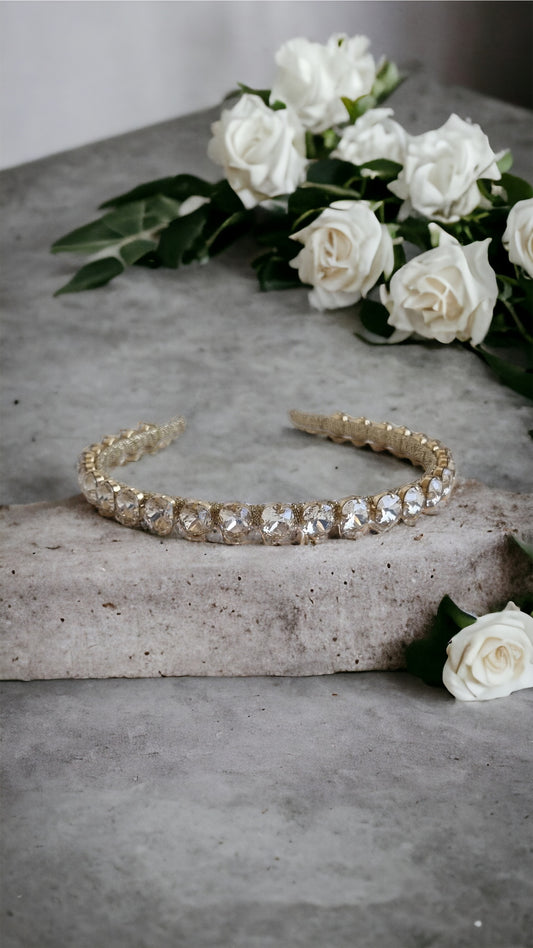 Sienna - Square Cut Crystal Headband