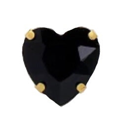 Julia - Heart Crystal Headband