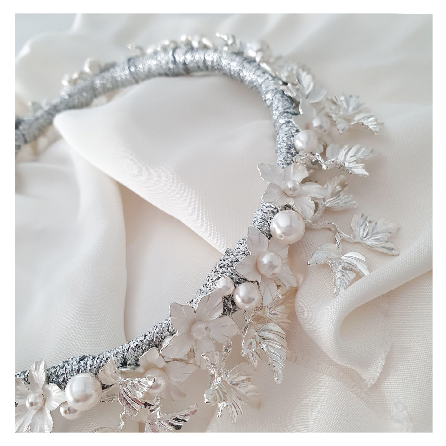 Amara Silver Headband