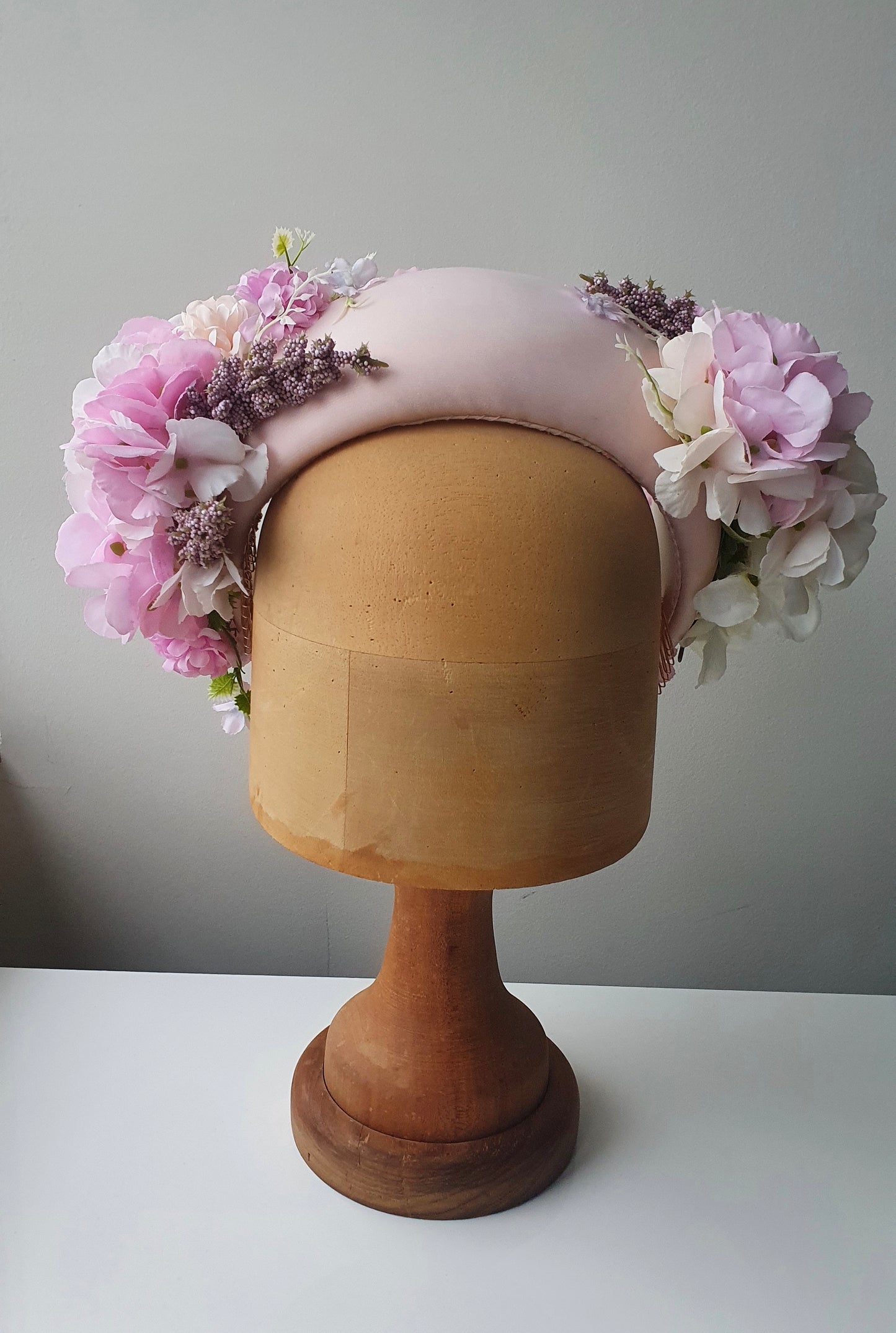 Faye - Pink Floral Headpiece
