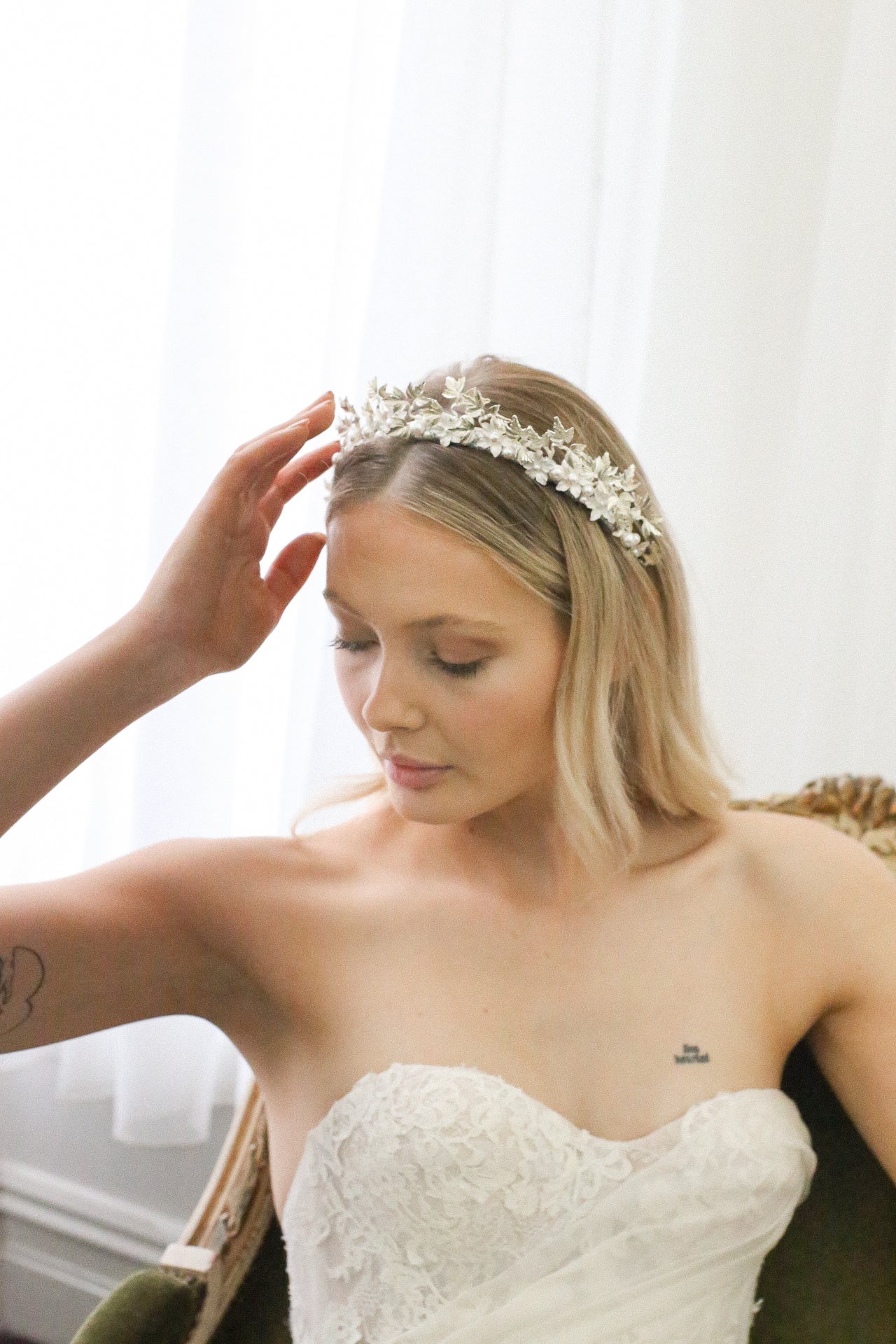 Amara Silver Headband
