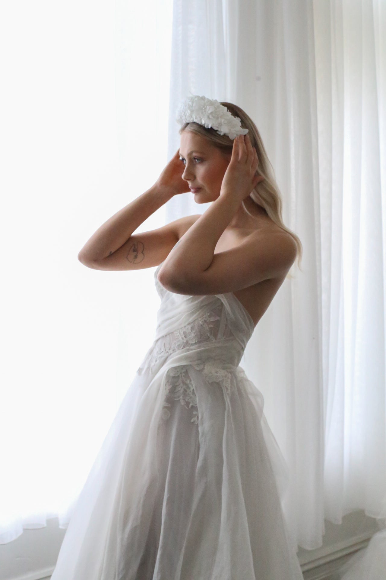 Margot Floral Lace Headband