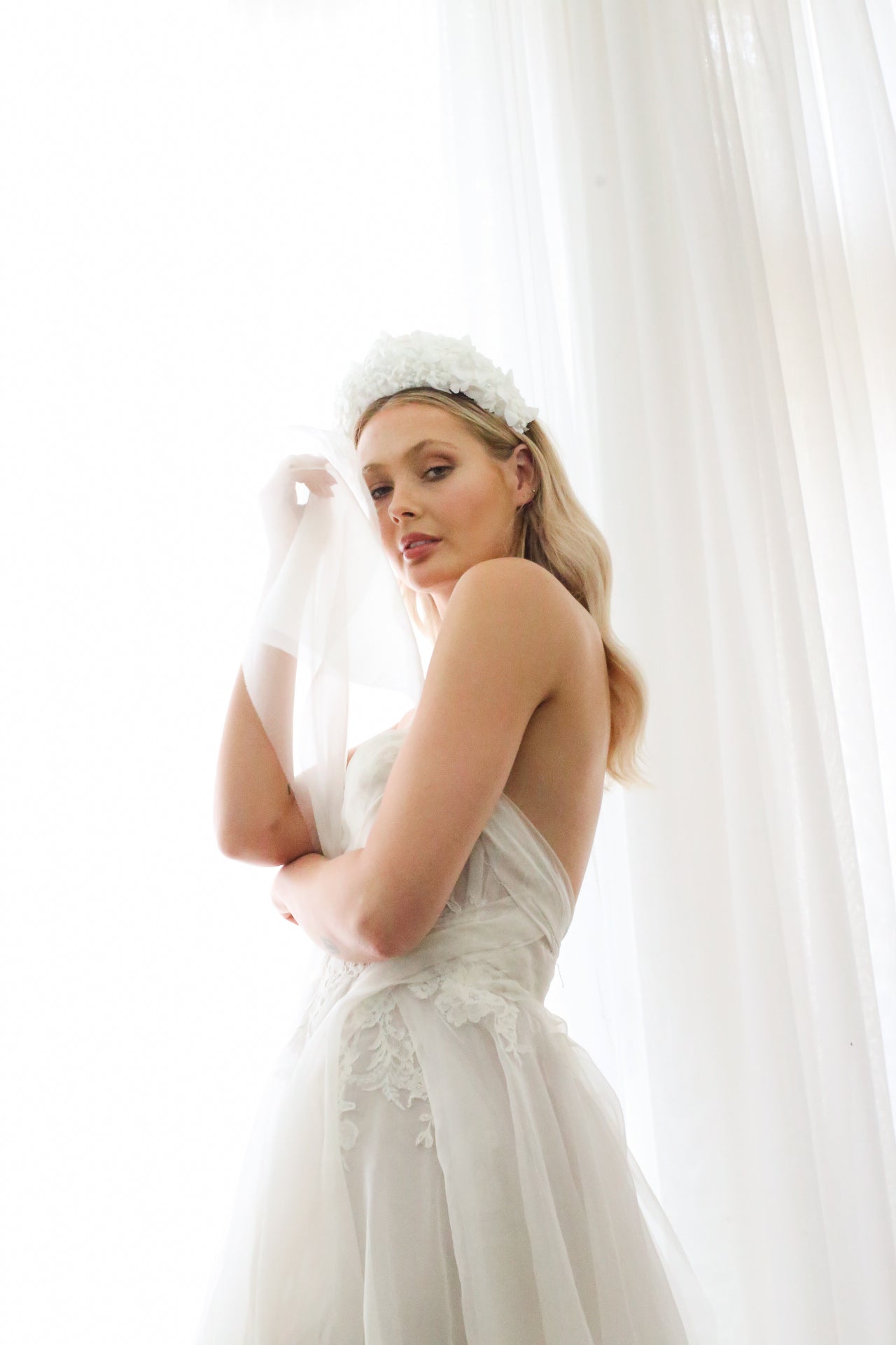 Margot Floral Lace Headband