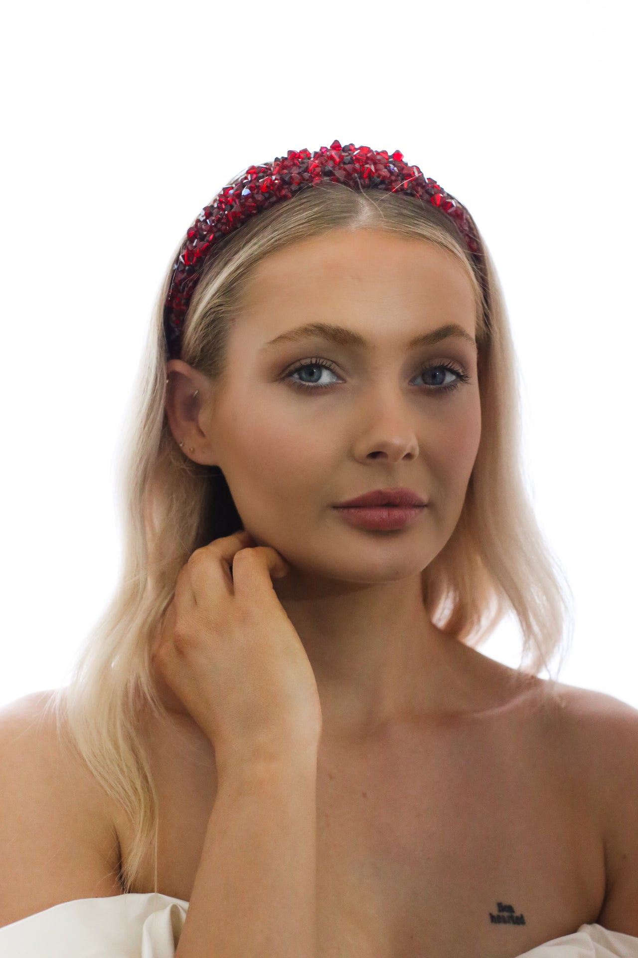 Aurelia Crystal Headband - Black