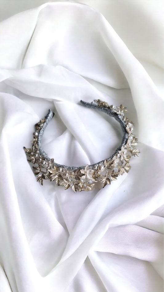 Amara Silver Headband