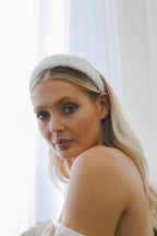 Aurelia Crystal Headband - Red