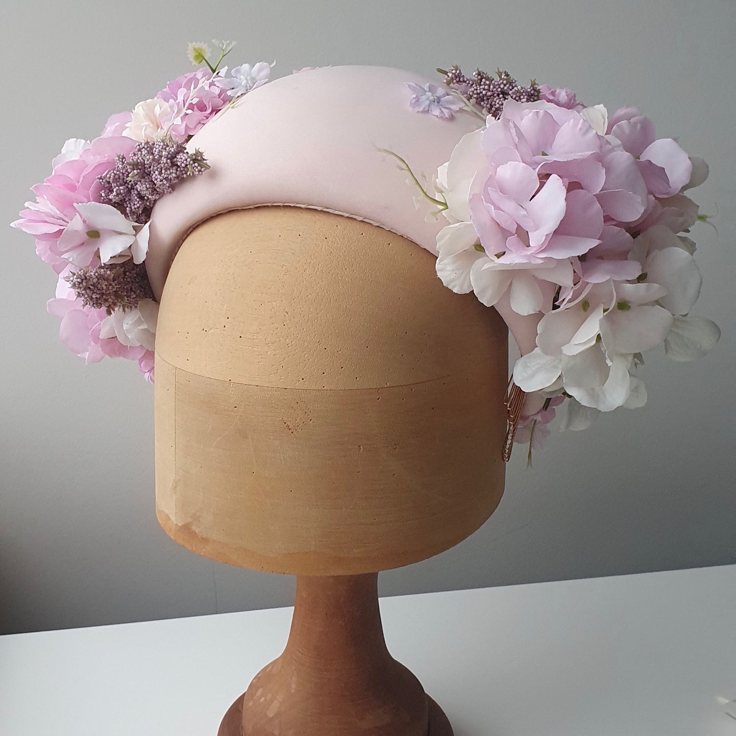 Faye - Pink Floral Headpiece