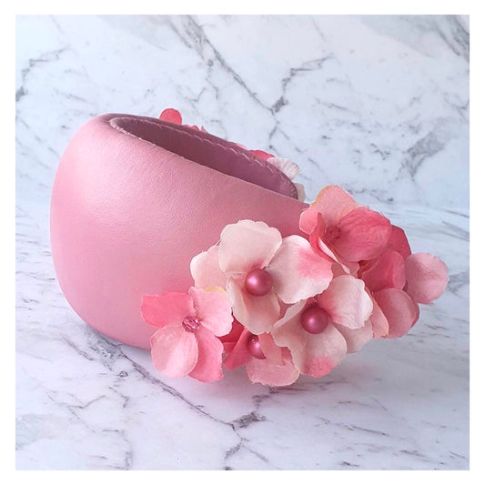 Hayley - Pink Hydrangea Headpiece