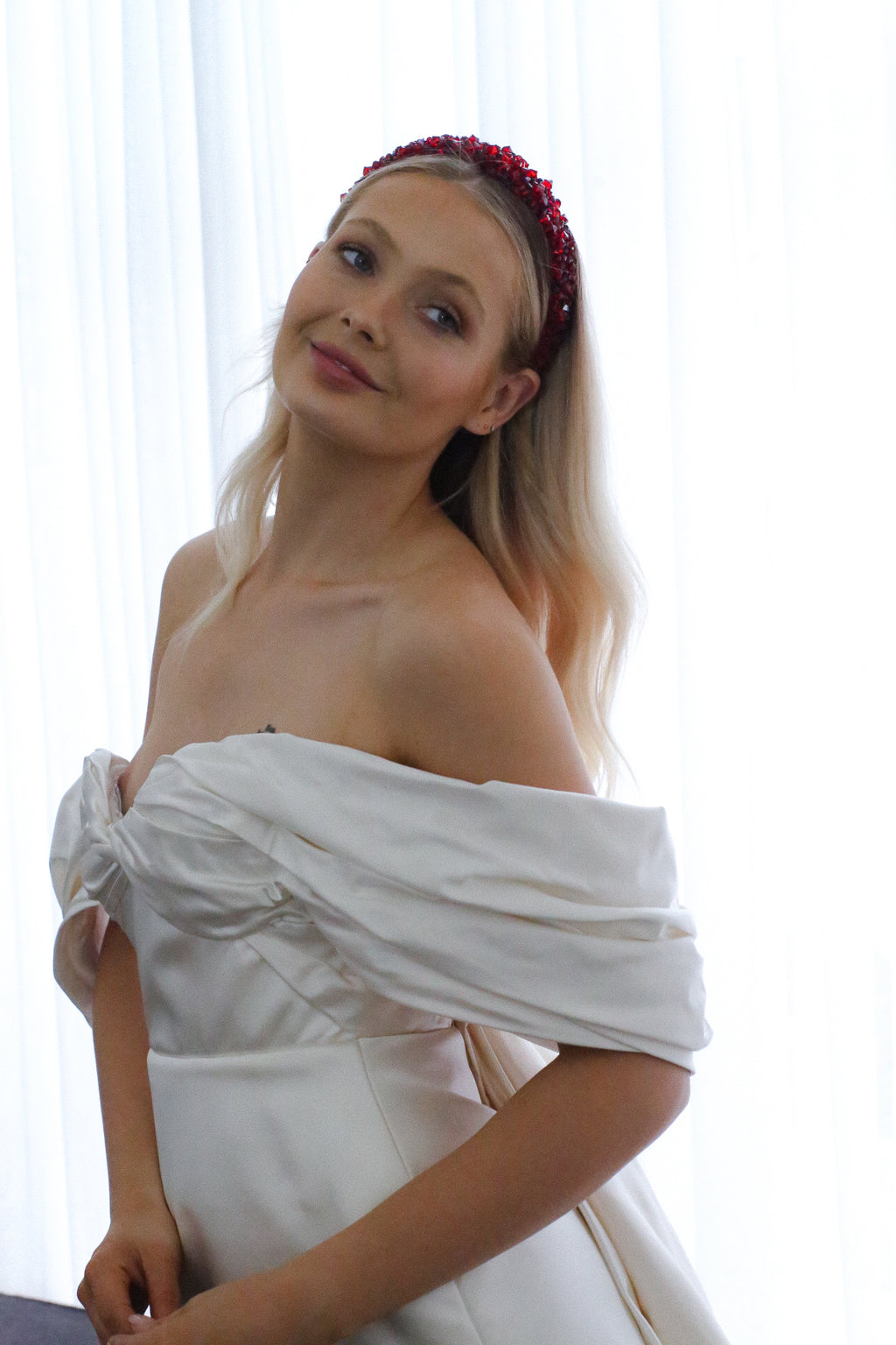 Aurelia Crystal Headband - Emerald